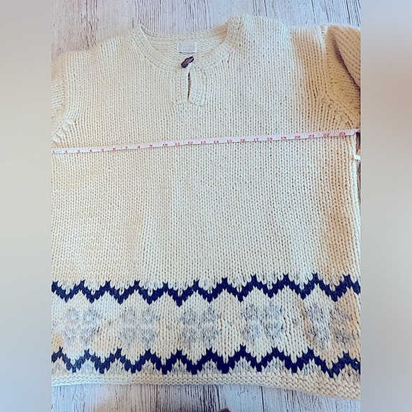 Moda Int'l Vintage 90s Hippie Wool Sweater Oversized Unisex L XL - Picture 7 of 11